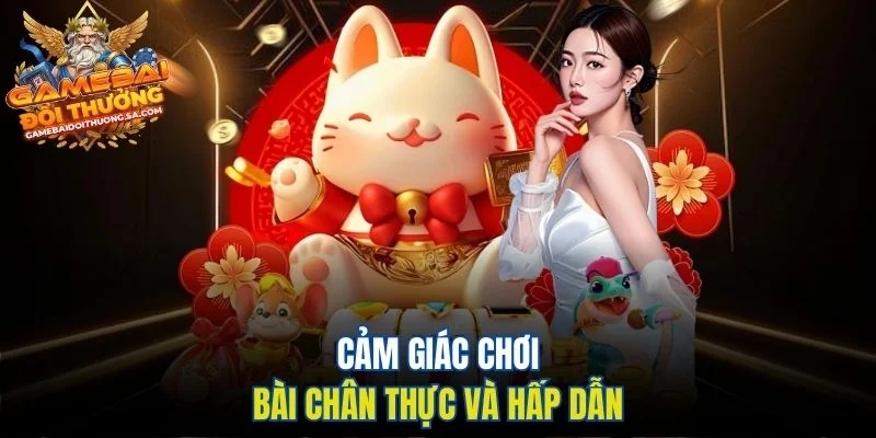 Cảm giác chơi bài chân thực và hấp dẫn Cảm giác chơi bài chân thực và hấp dẫn